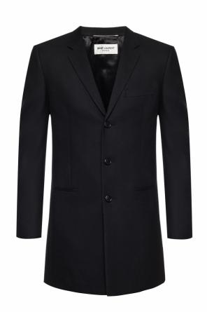 Wełniany płaszcz kieszeniami, zdjęcie 1 Wełniany płaszcz kieszeniami od Saint Laurent